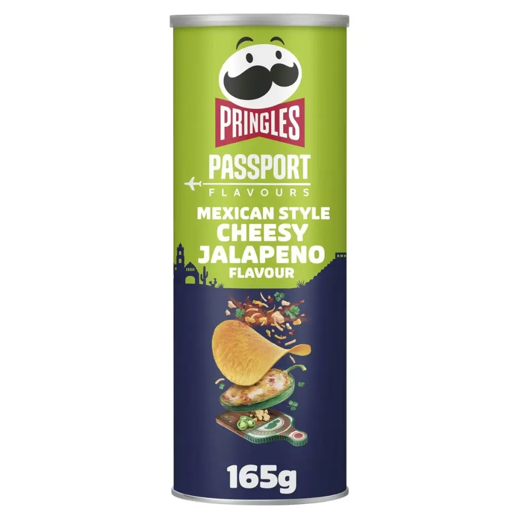 Pringles Passport Cheesy Jalapeno Chips 165 Gr