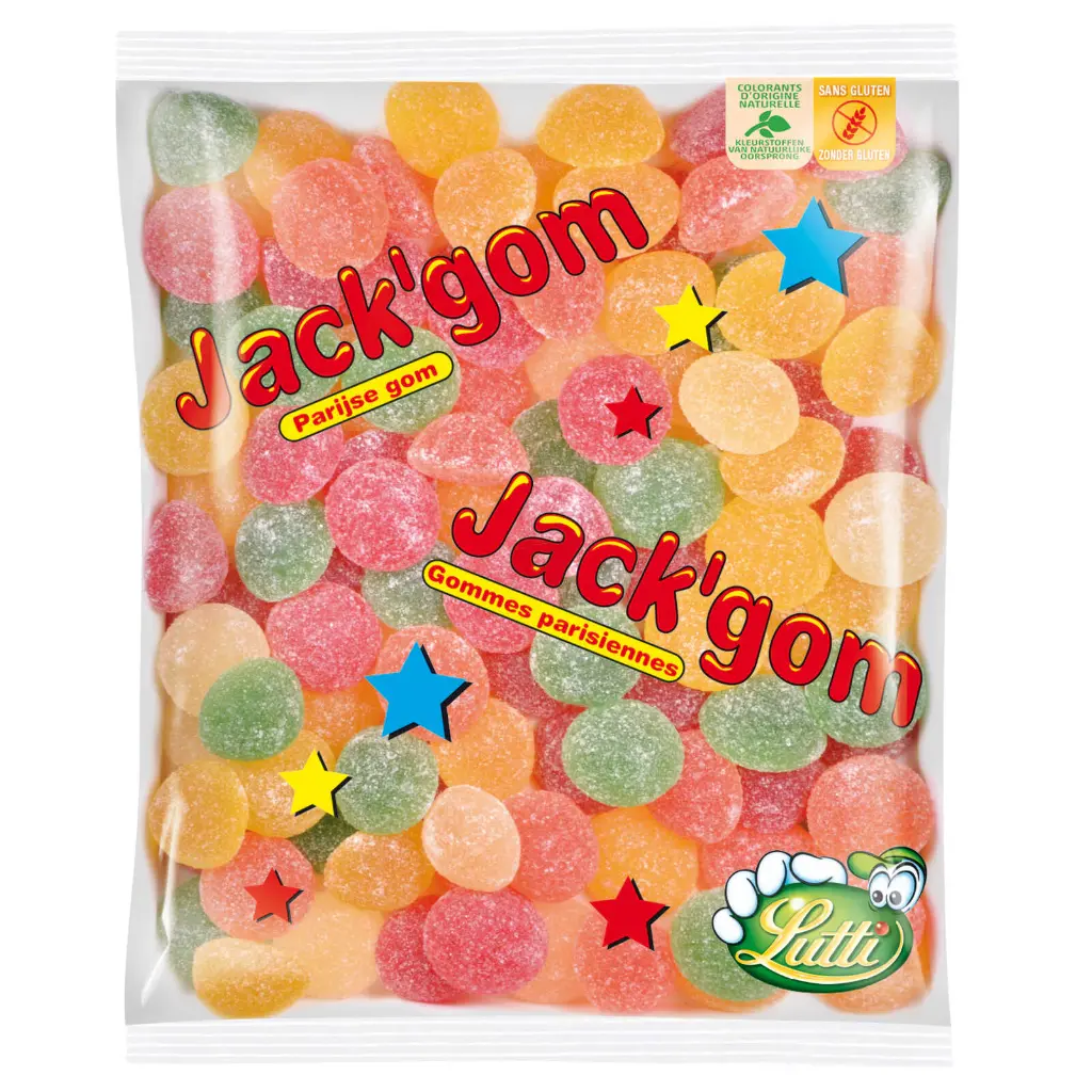 Jack'Gom Gommes Parisiennes Bonbons 500 Gr