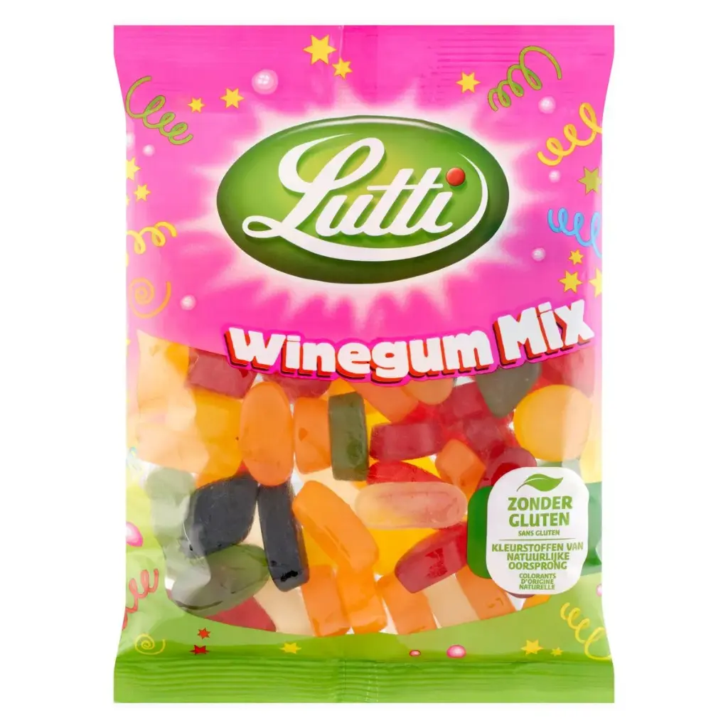 Lutti Winegum Mix Bonbons 400 Gr