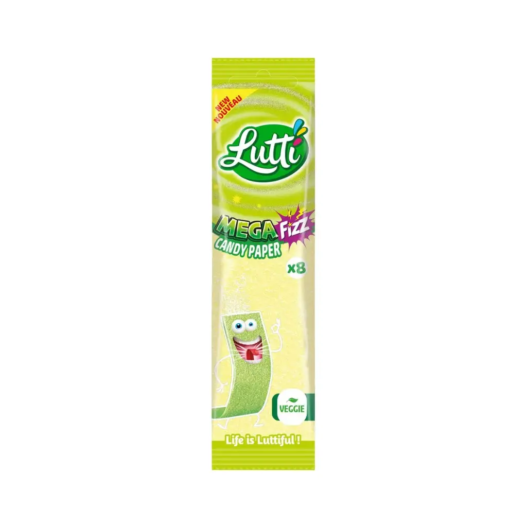 Lutti Mega Fizz Candy Paper 15 Gr