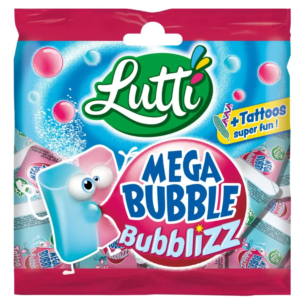 Lutti Mega Bubble Bubblizz 85 Gr