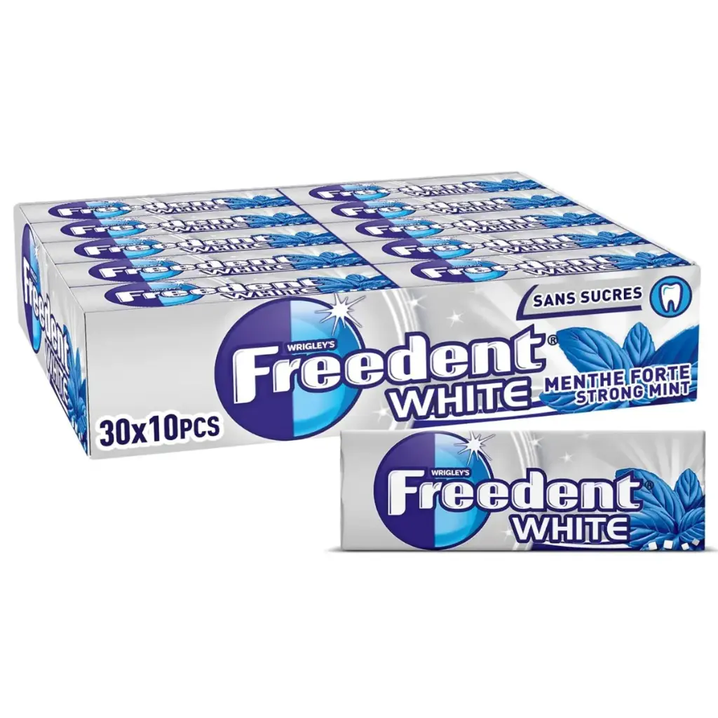 Freedent White Menthe Forte Chewing-gum 30x14 Gr