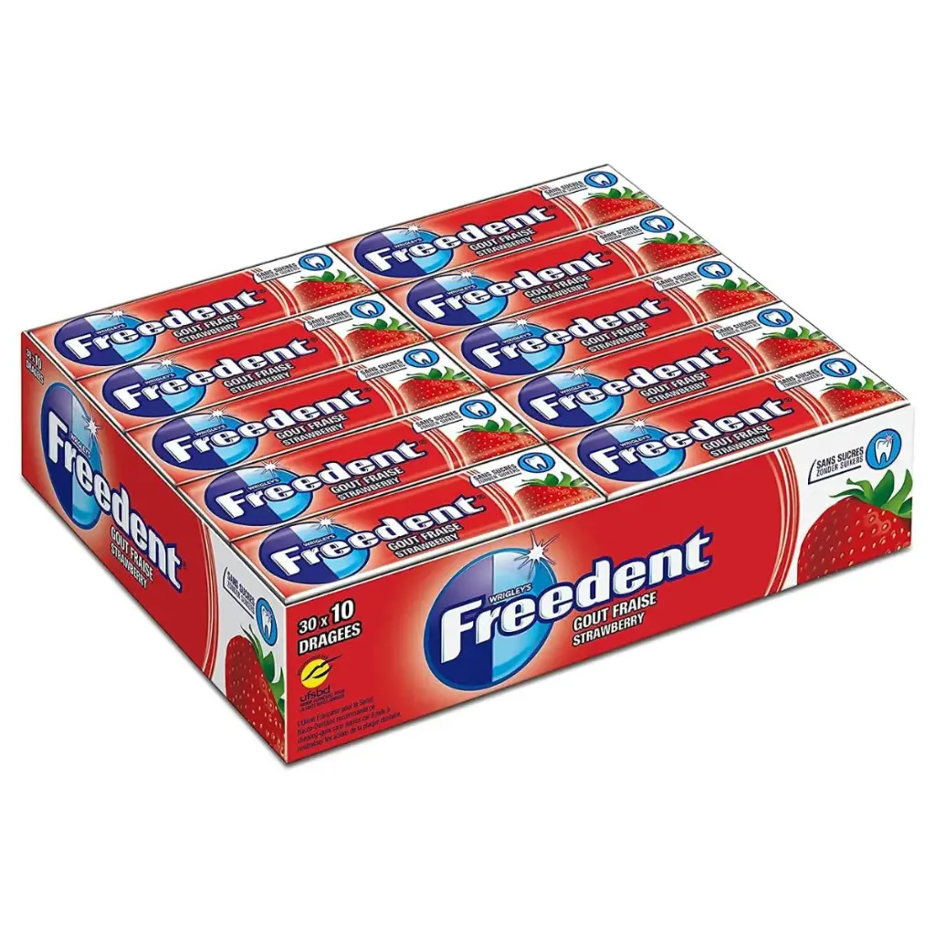 Freedent Fraise Chewing-gum 30x14 Gr