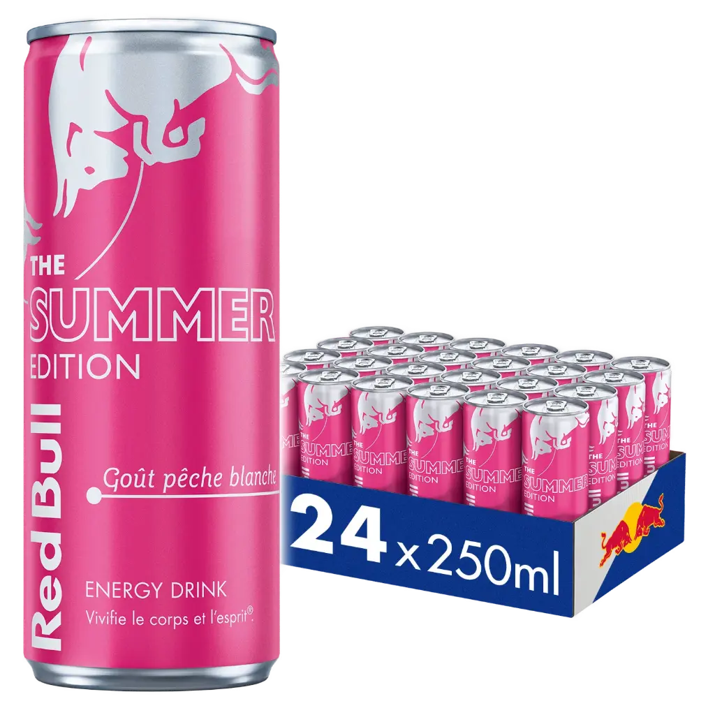Red Bull Summer Edition Pêche Blanche 24x25 Cl