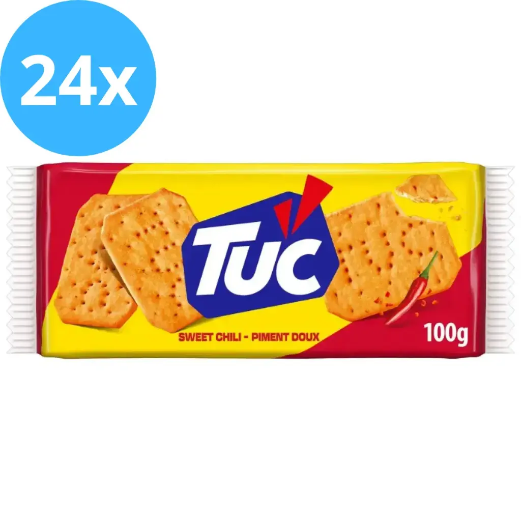 Lu Tuc Sweet Chili Biscuits 24x100 Gr