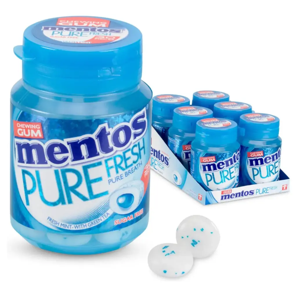 Mentos Pure Fresh Mint Chewing-Gum 6x30 Pièces