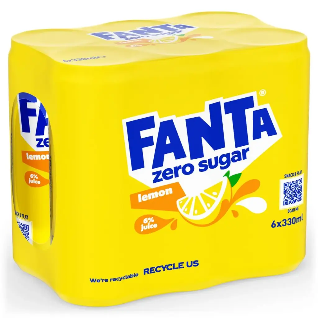 Fanta Lemon Zero Sugar 6x33 Cl