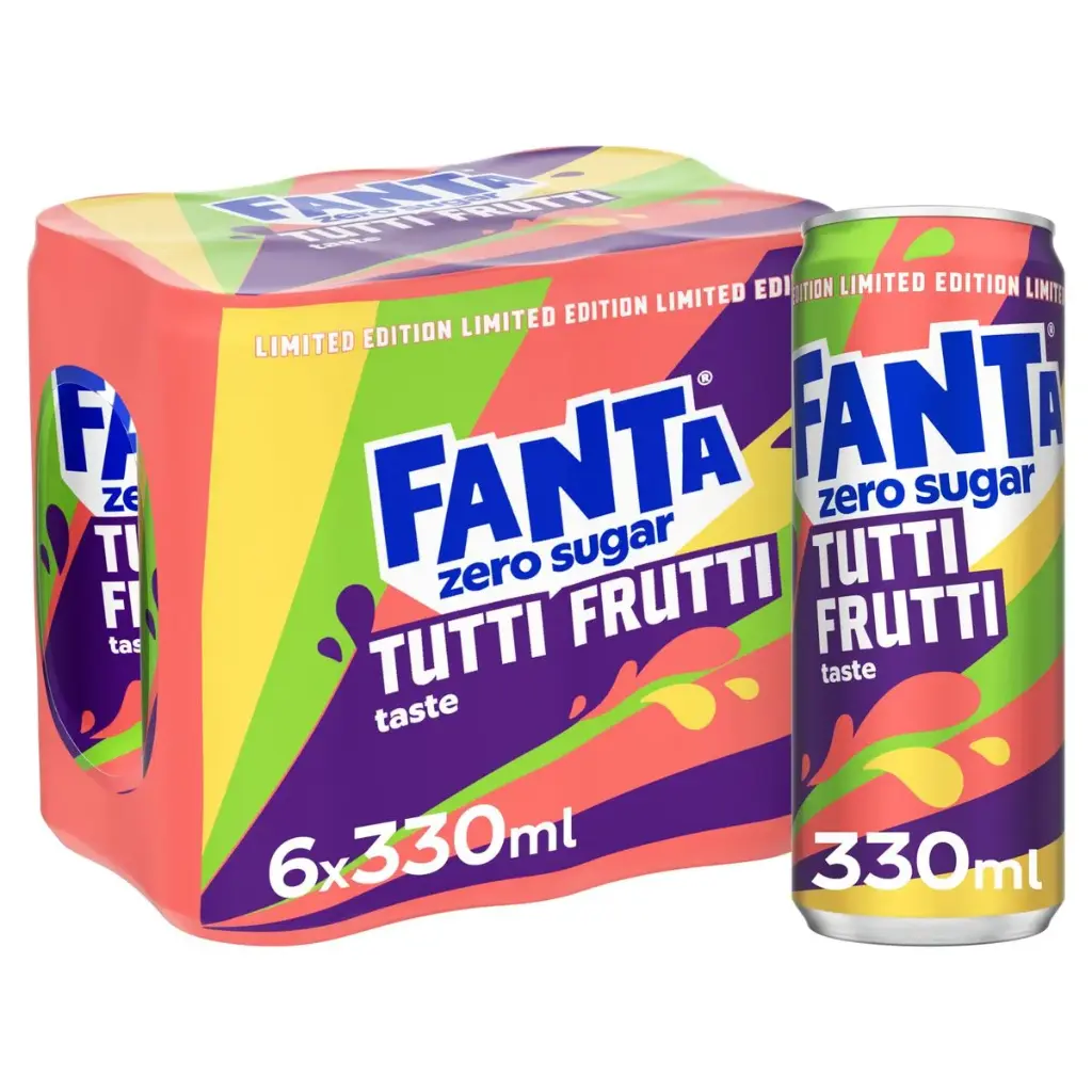 Fanta Tutti Frutti Zero Sugar 6x33 Cl