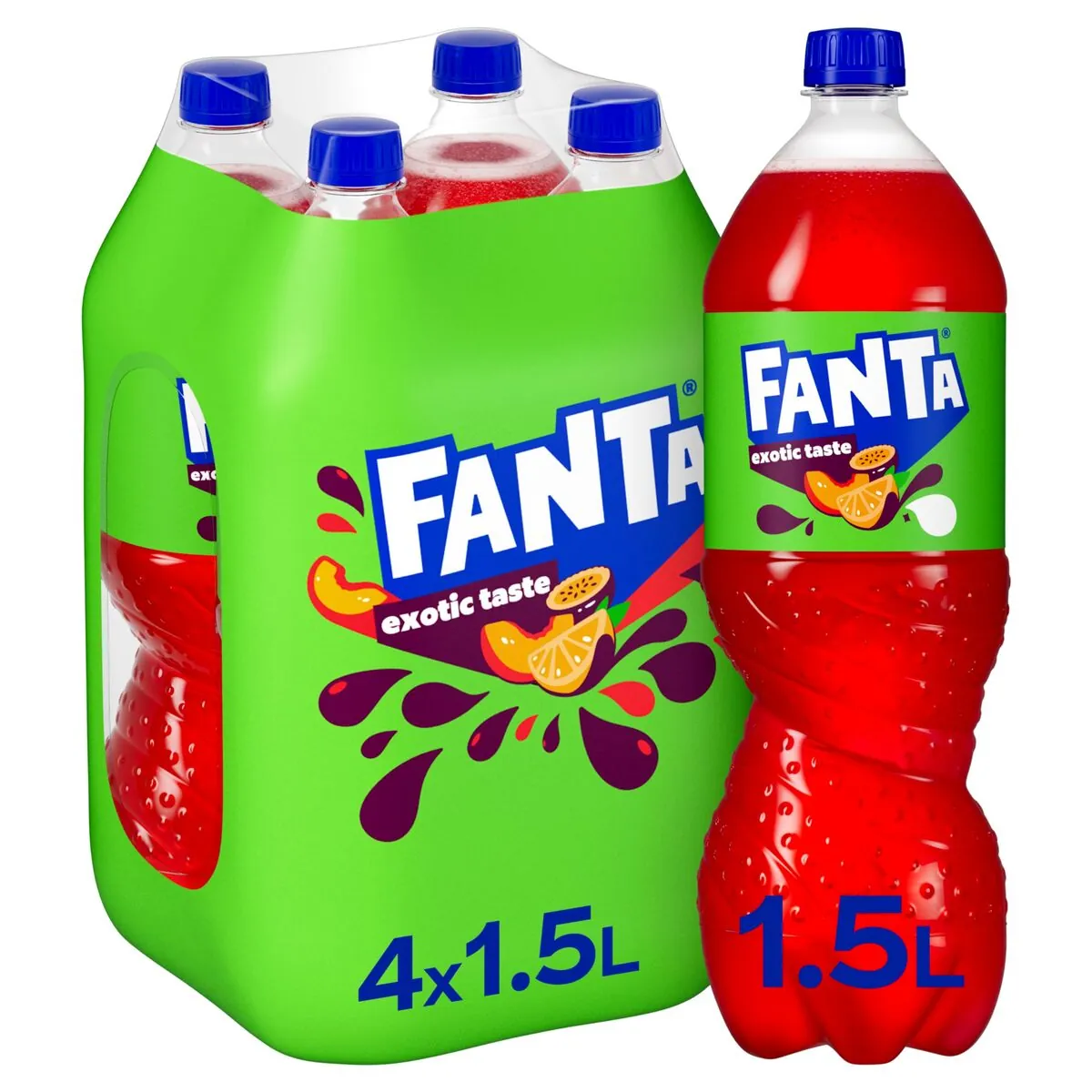 Fanta Exotic Bouteille 4x1,5 L