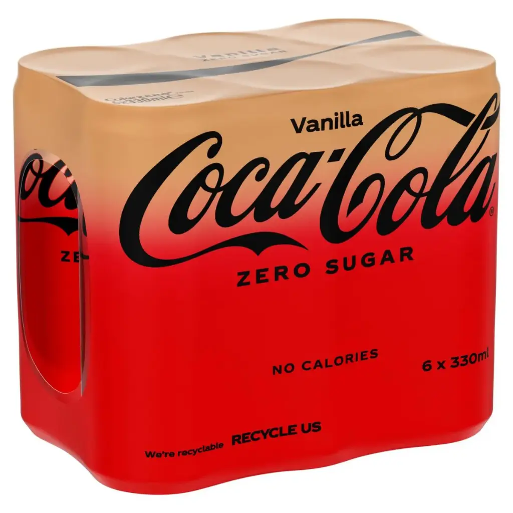 Coca-Cola Vanille Zero Sugar 6x33 Cl