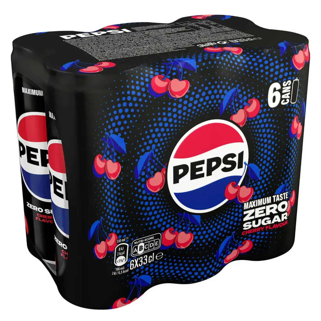 Pepsi Cherry Zero Sugar Cola 6x33 Cl