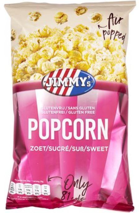 Jimmy's Popcorn Sucré 150 Gr