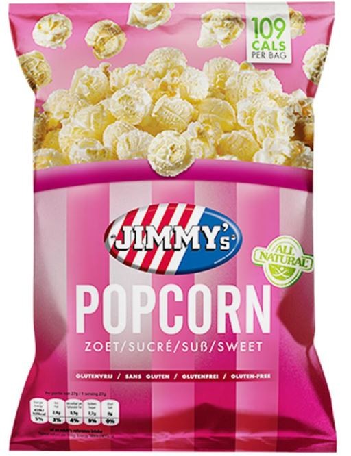 Jimmy's Popcorn Sucré 27 Gr