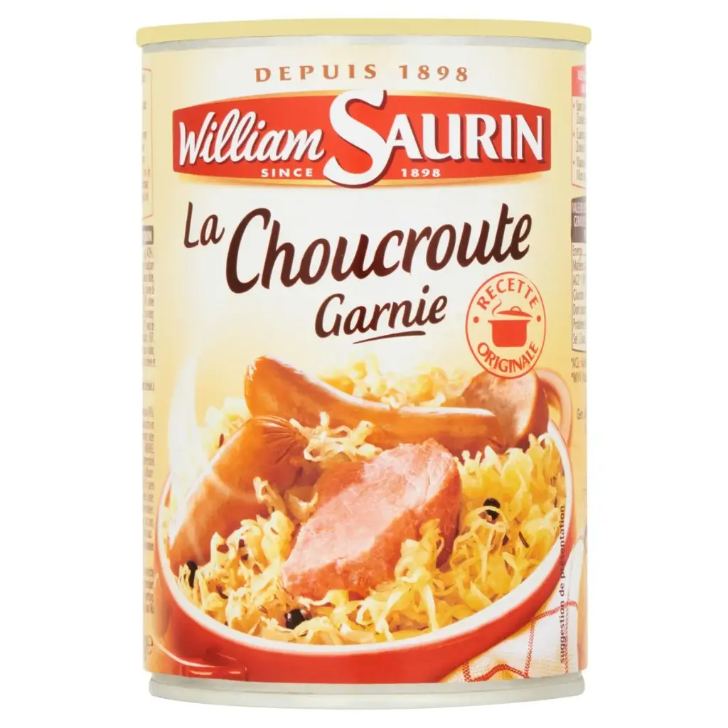 William Saurin Choucroute Garnie 400 Gr