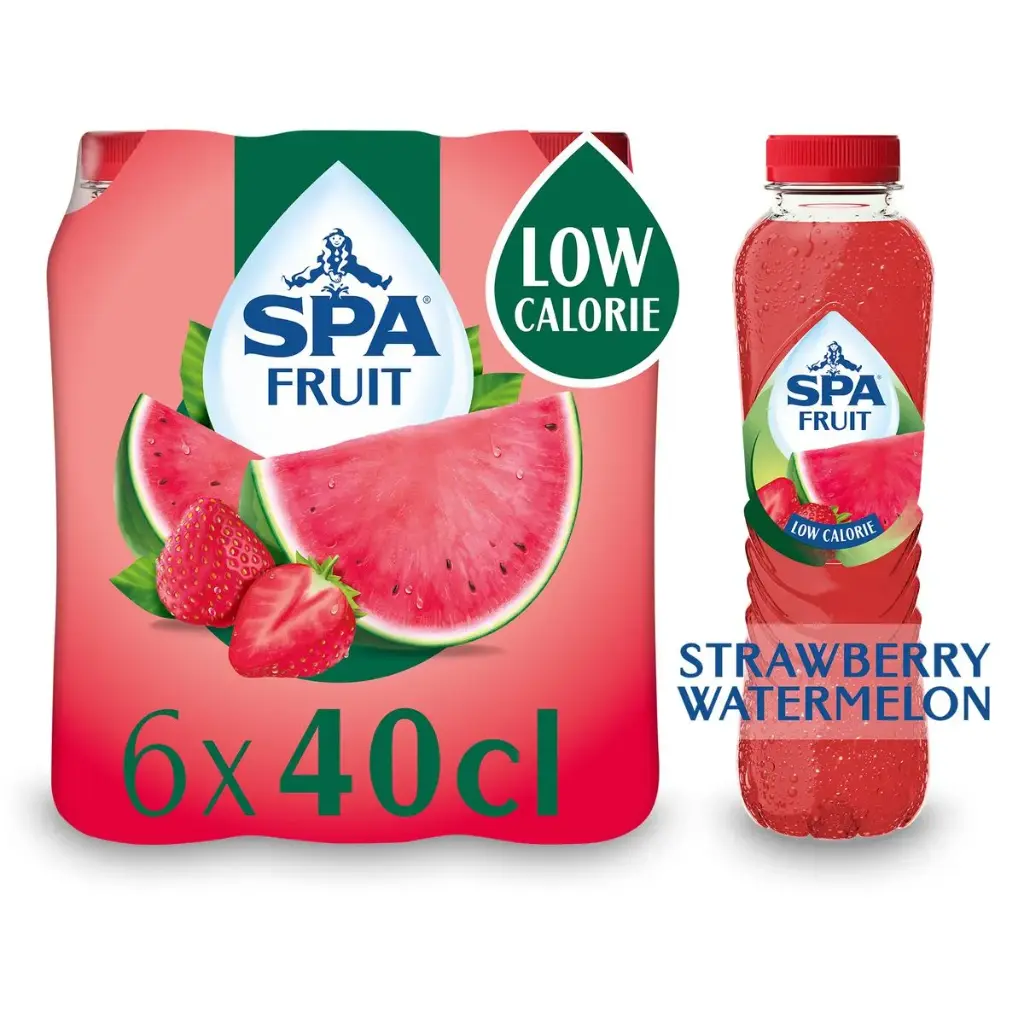Spa Fruit Fraise Pastèque 6x40 Cl
