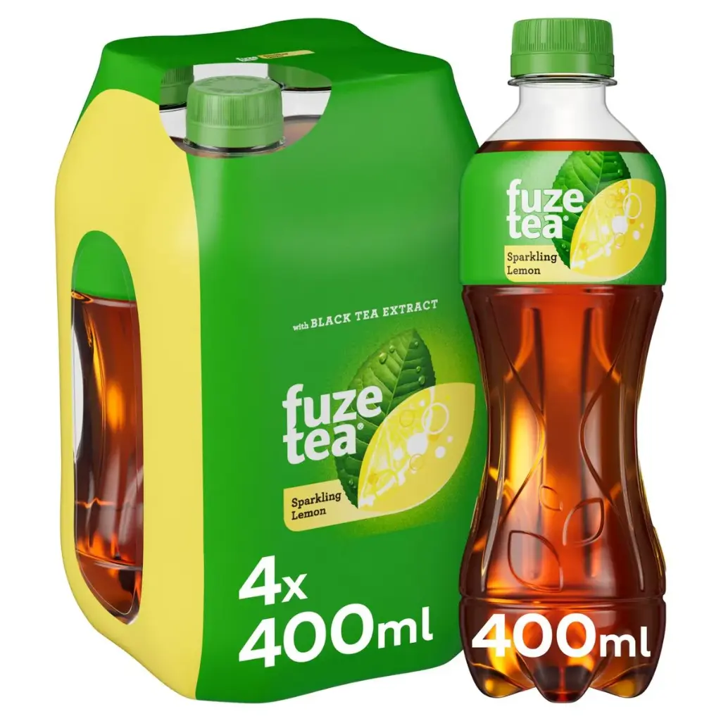 Fuze Tea Black Sparkling Lemon 4x40 Cl