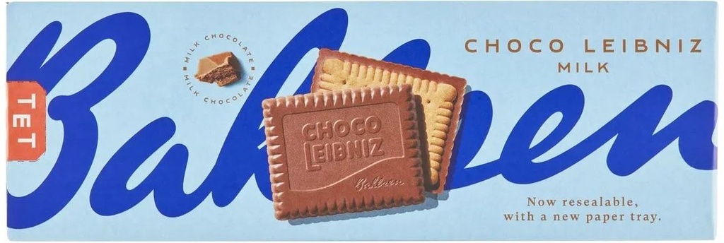 Bahlsen Choco Leibniz Chocolat au Lait Biscuits 125 Gr
