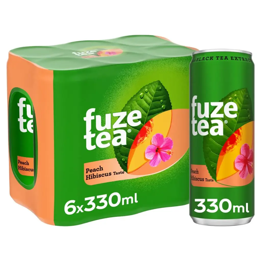 Fuze Tea Black Peach Hibiscus 6x33 Cl