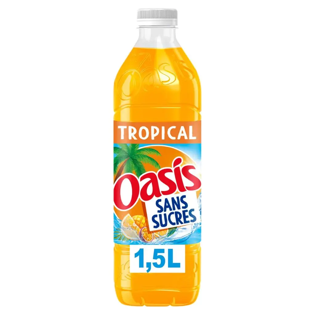 Oasis Tropical Sans Sucres 1,5 L