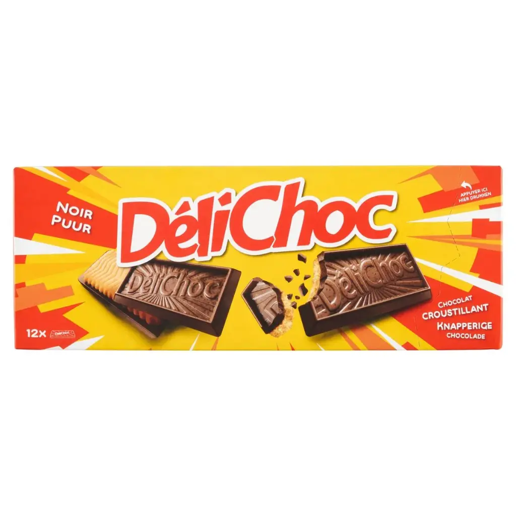 DéliChoc Chocolat Noir Biscuits 150 Gr
