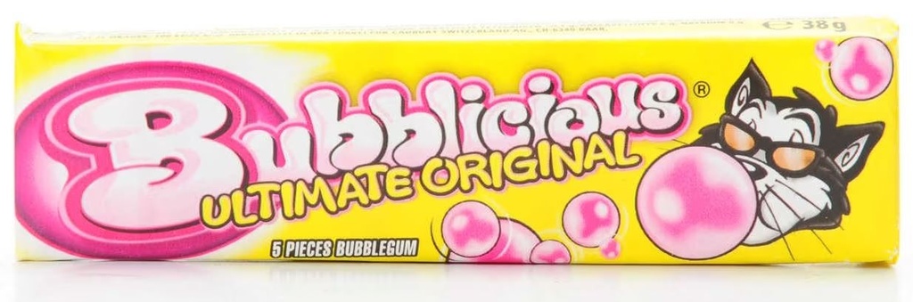 Bubblicious Ultimate Original Chewing-gum 38 Gr