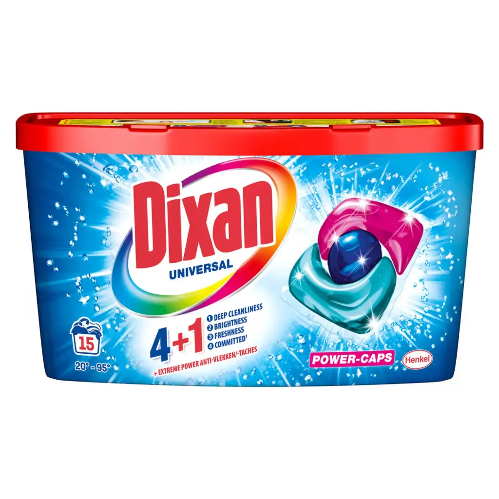 Dixan 4en1 Universal Power Caps 15 Doses