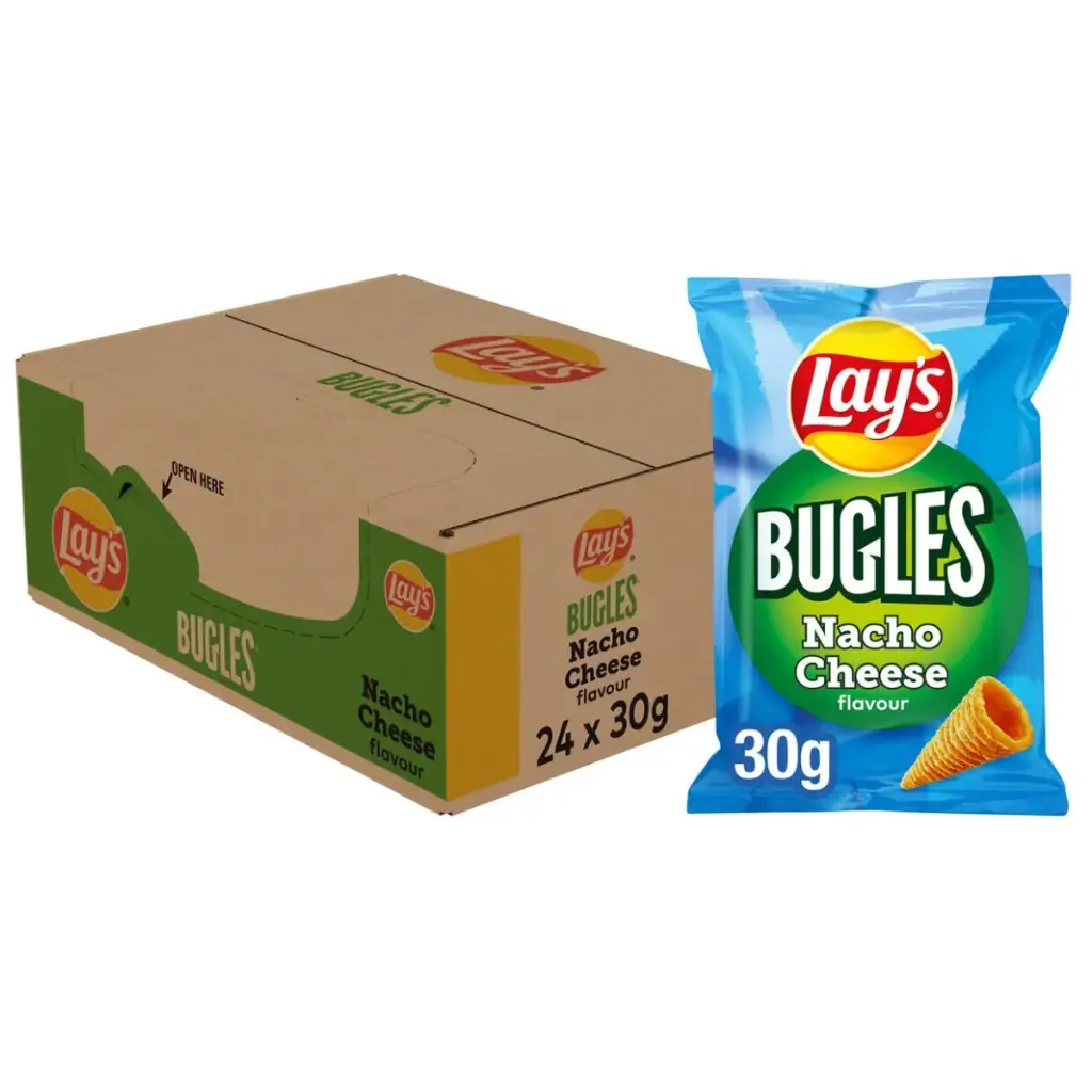Lay's Bugles Nacho Cheese 24x30 Gr