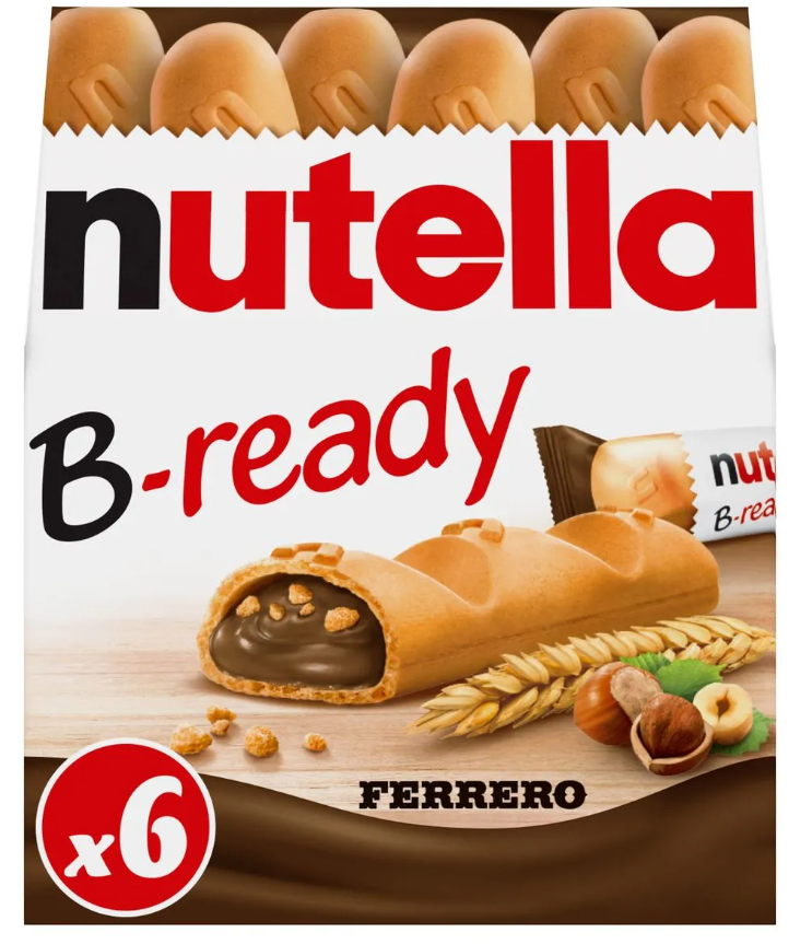 Nutella B-Ready 6 Pièces 132 Gr