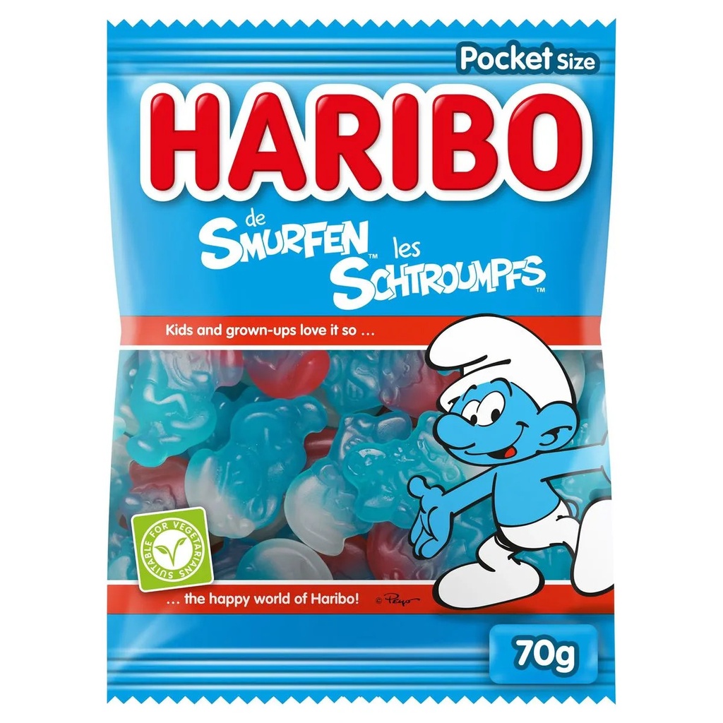 Haribo Schtroumpfs Bonbons 70 Gr