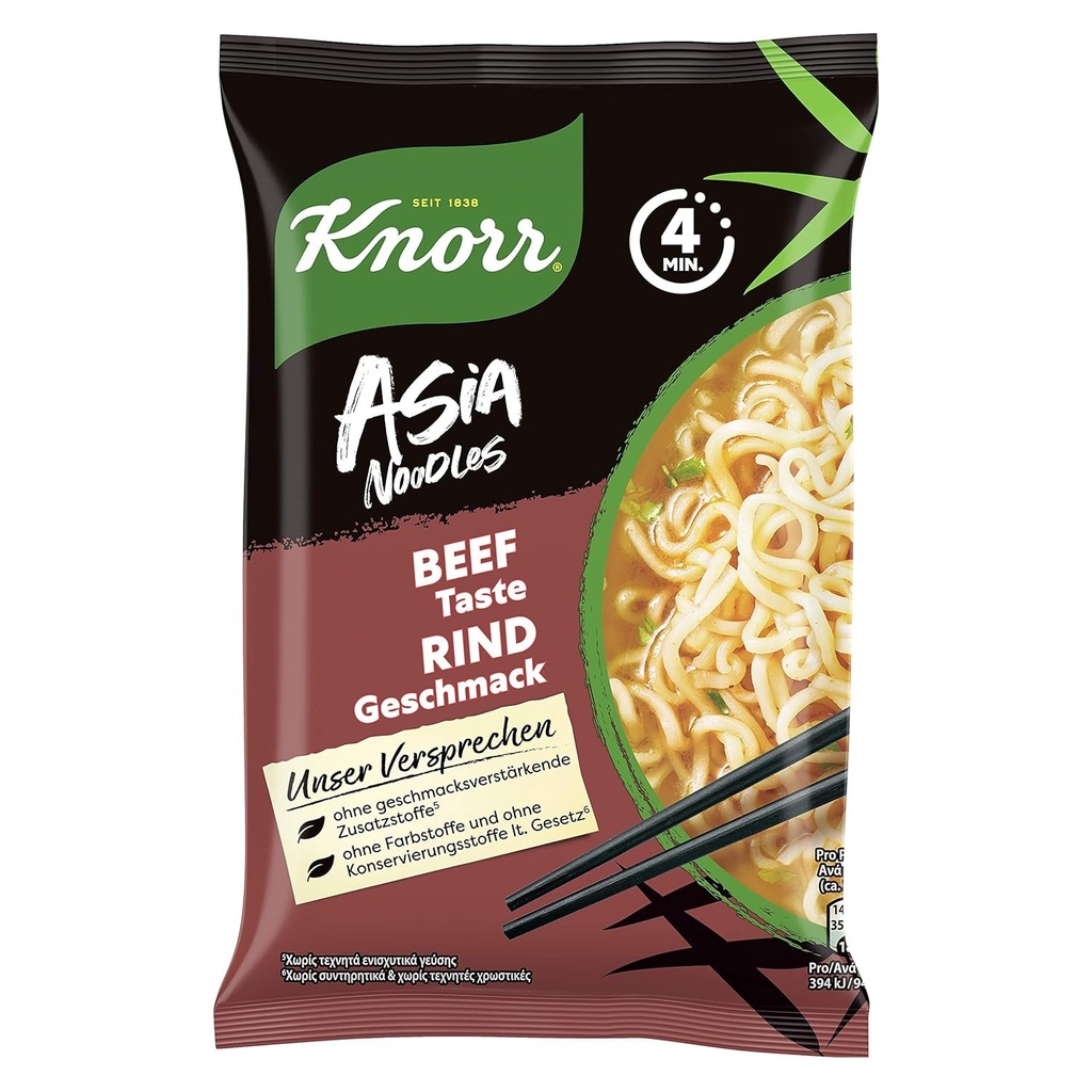 Knorr Asia Noodles Boeuf Sachet 68 Gr