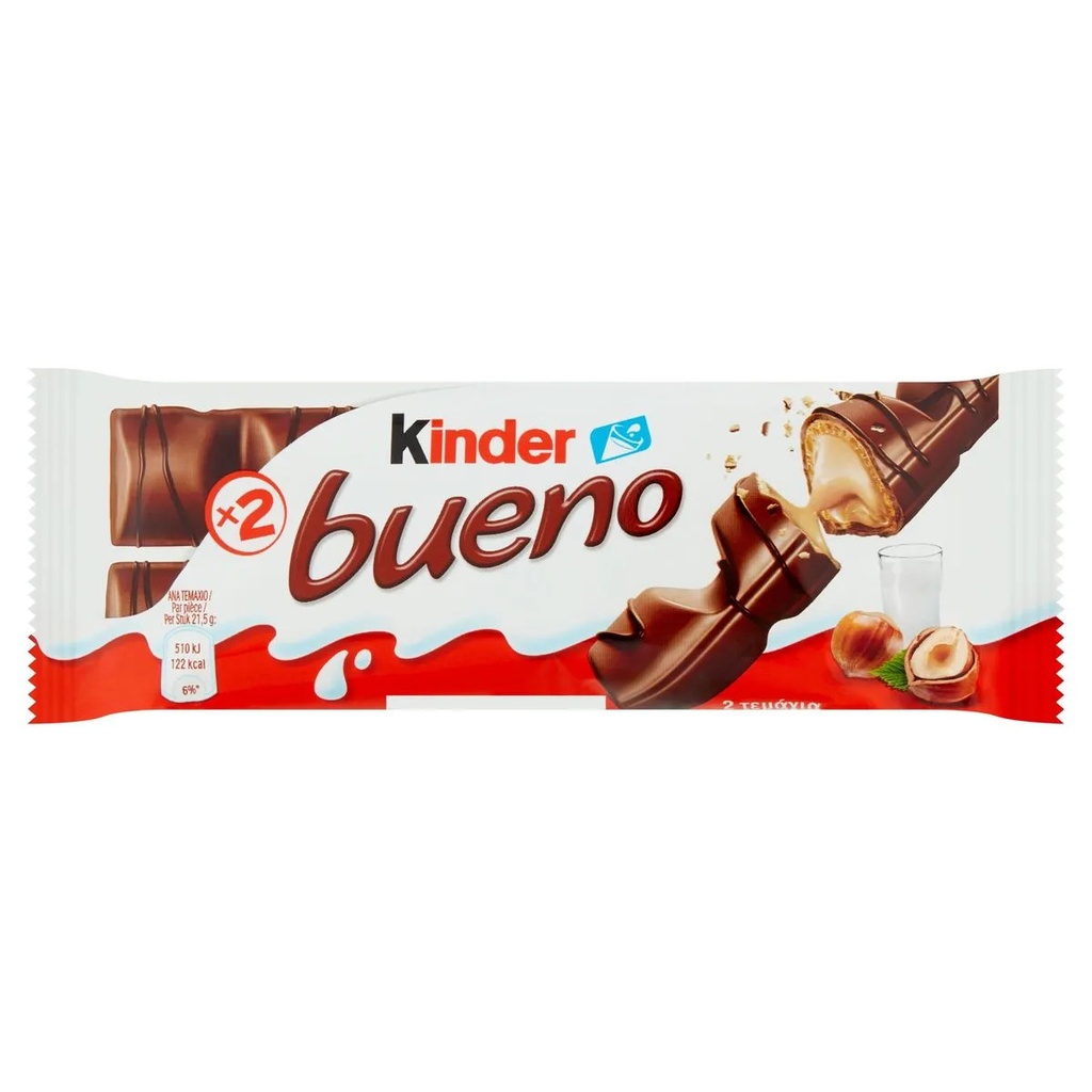 Kinder Bueno Barre Chocolatée 43 Gr