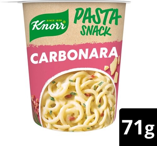 Knorr Pasta Snack Carbonara Cup de Pâtes 71 Gr
