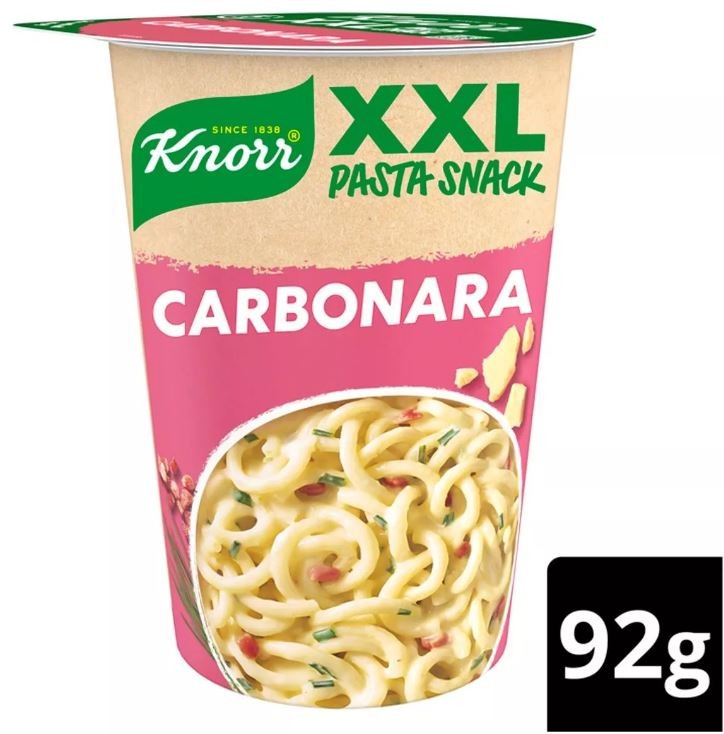 Knorr Pasta Snack Carbonara XXL 92 Gr