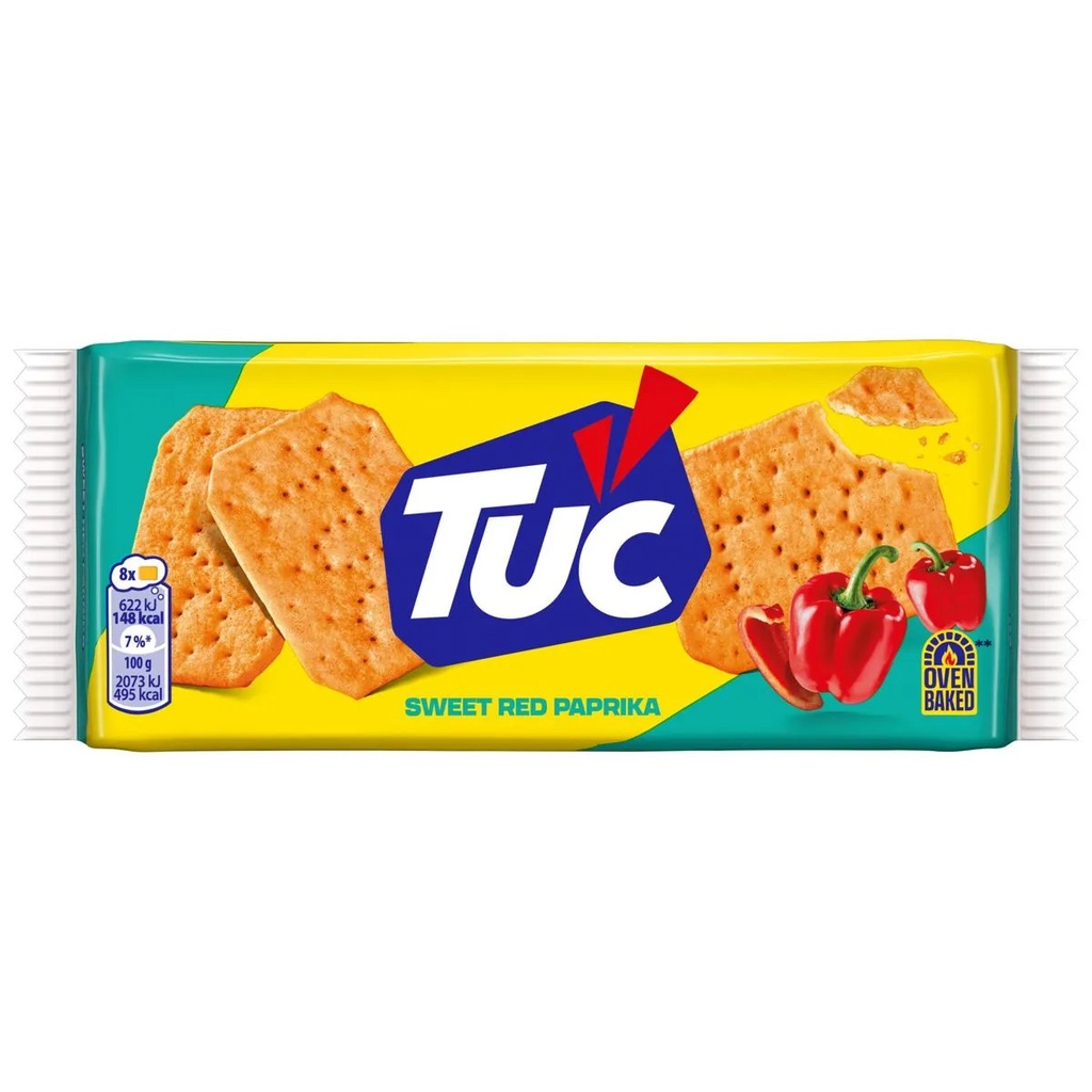 Lu Tuc Sweet Red Paprika Crackers Biscuits 100 Gr