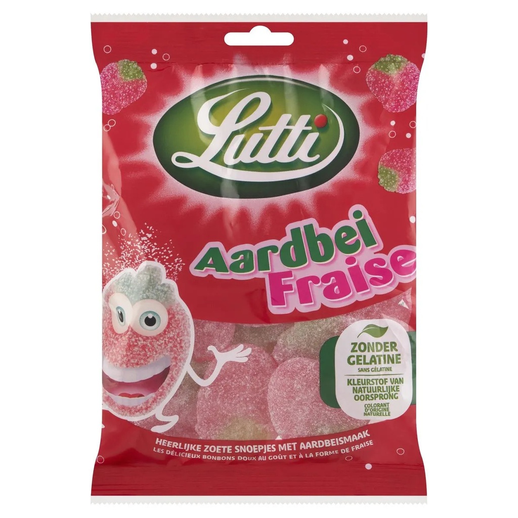 Lutti Fraise Acidulée Bonbons 175 Gr
