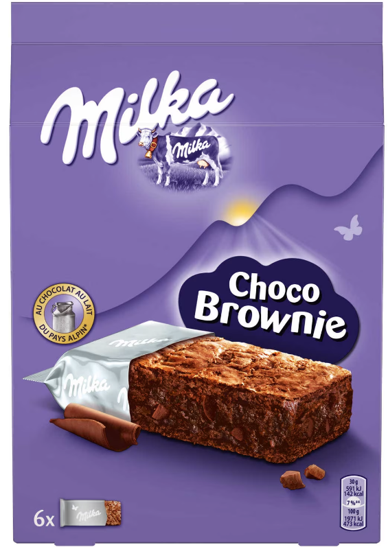 Milka Choco Brownie Cakes 6x30 Gr