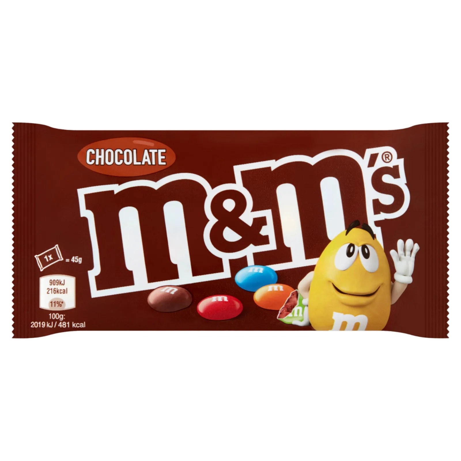 M&m's Chocolat Billes Chocolatées 45 Gr