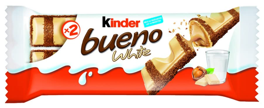 Kinder Bueno White Barre Chocolatée 39 Gr