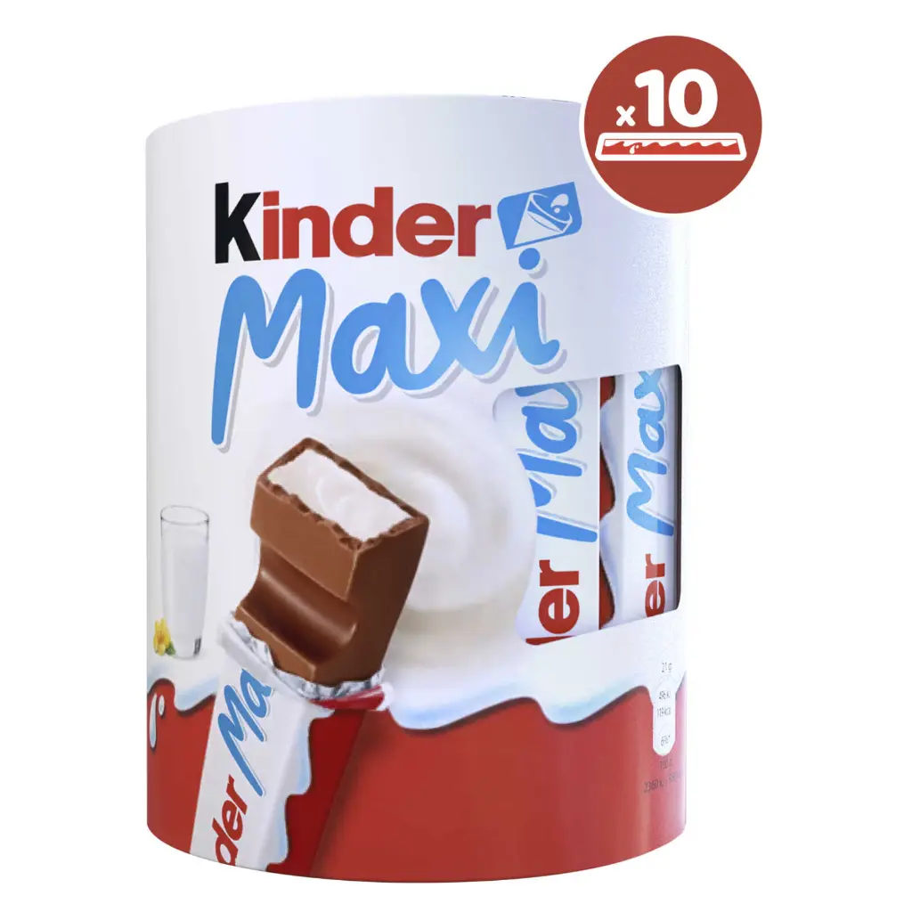 Kinder Maxi Barres Chocolatées 210 Gr