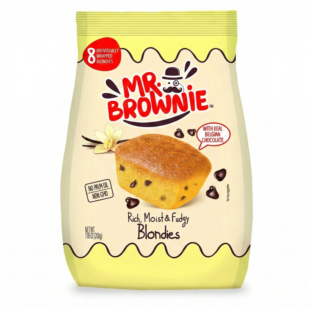 Mr Brownie Blondies Cakes 8x25 Gr