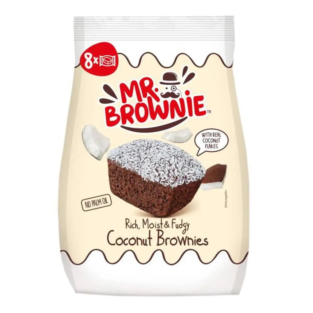 Mr Brownie Coconut Cakes 8x25 Gr