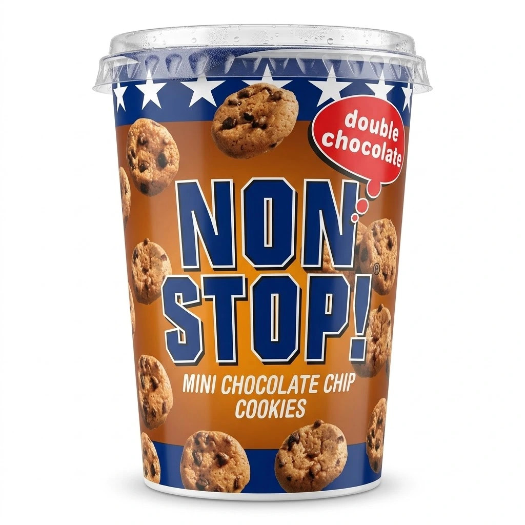 Non Stop! Mini Cookies Double Chocolat 125 Gr