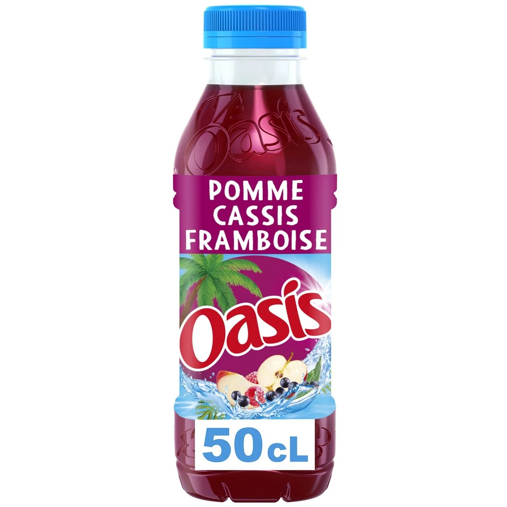 Oasis Pomme Cassis Framboise Bouteille 50 Cl