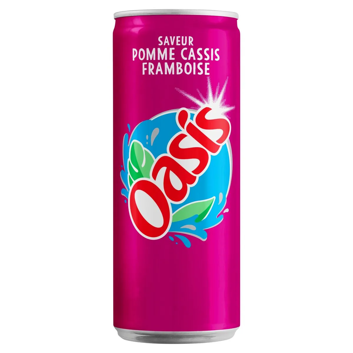 Oasis Pomme Cassis Framboise Canette 33 Cl