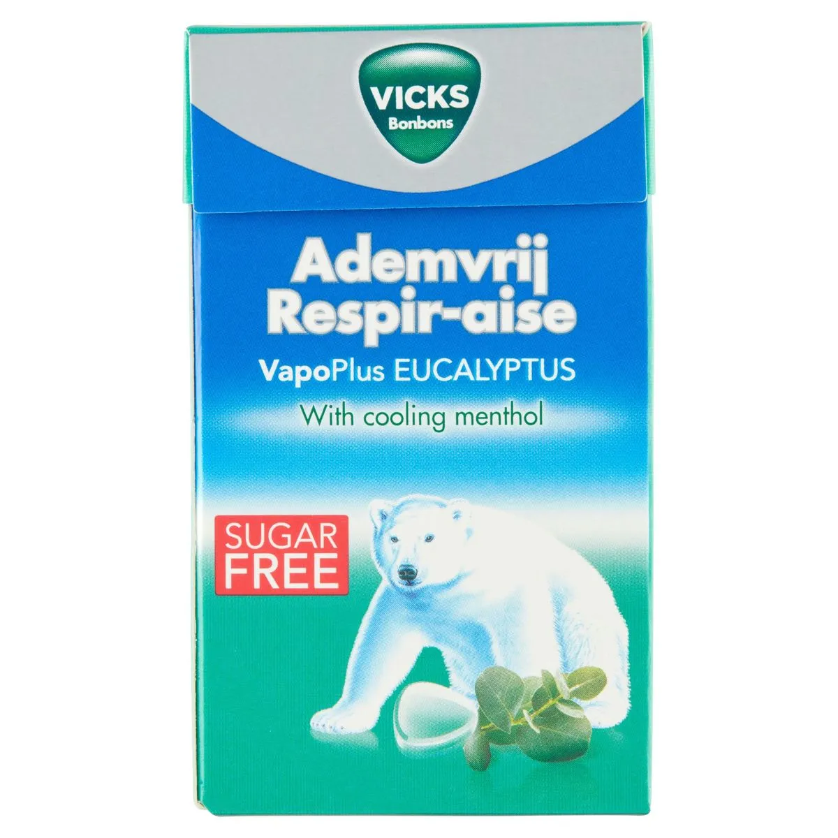 Vicks VapoPlus Eucalyptus Pastilles Sans Sucre 40 Gr