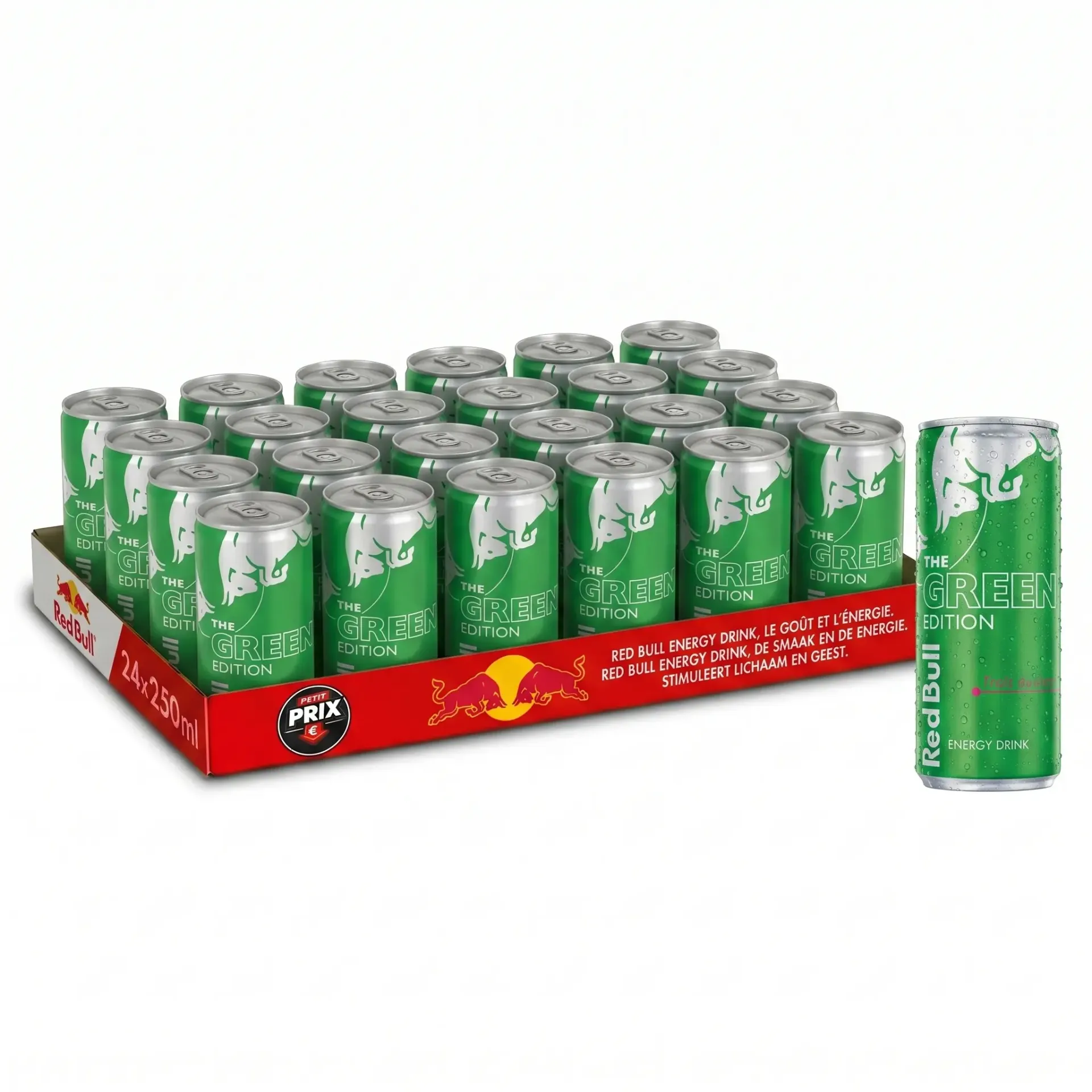 [RED013] Red Bull Green Fruit du Cactus Canette 24x25 Cl