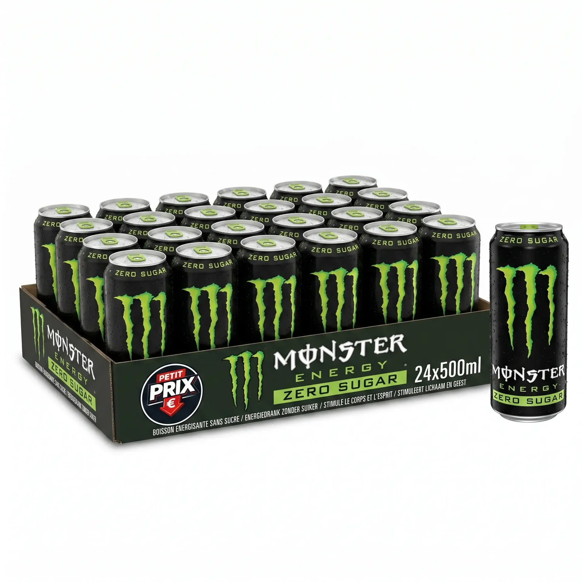 [MON002] Monster Zero Sugar Canette 24x50 Cl