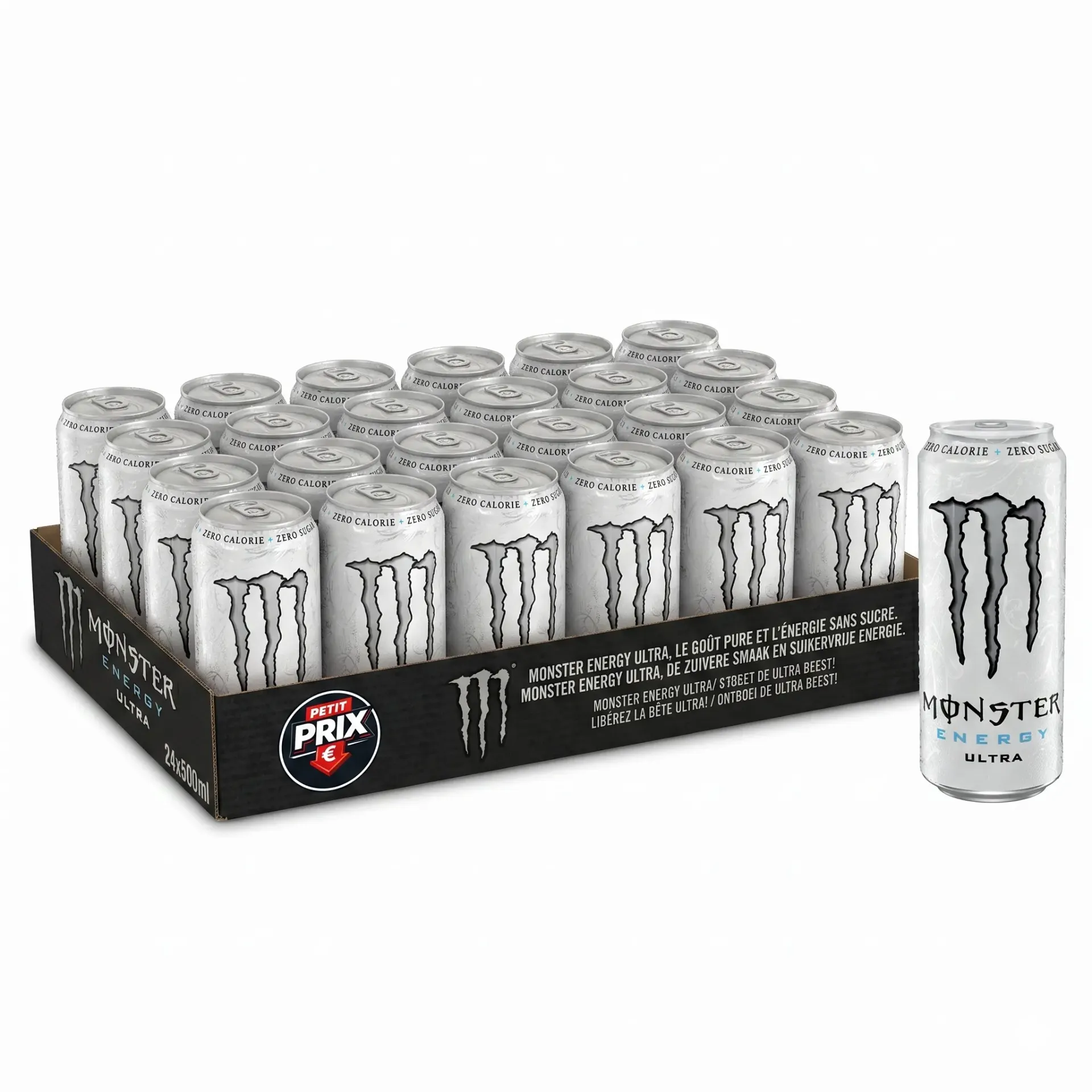 [MON003] Monster Ultra White Zero Sugar Canette 24x50 Cl