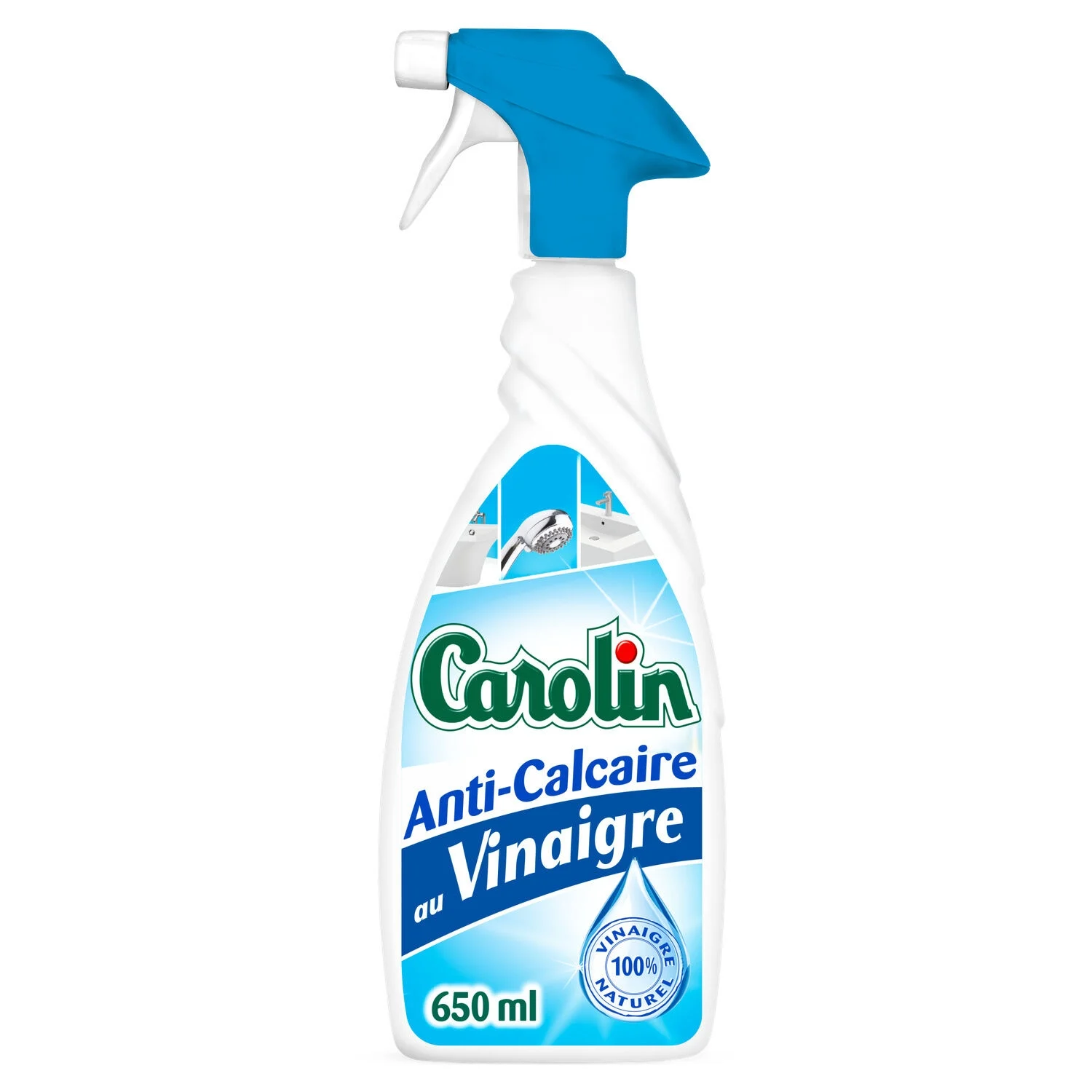 Carolin Anti-Calcaire Spray Nettoyant 650 Ml