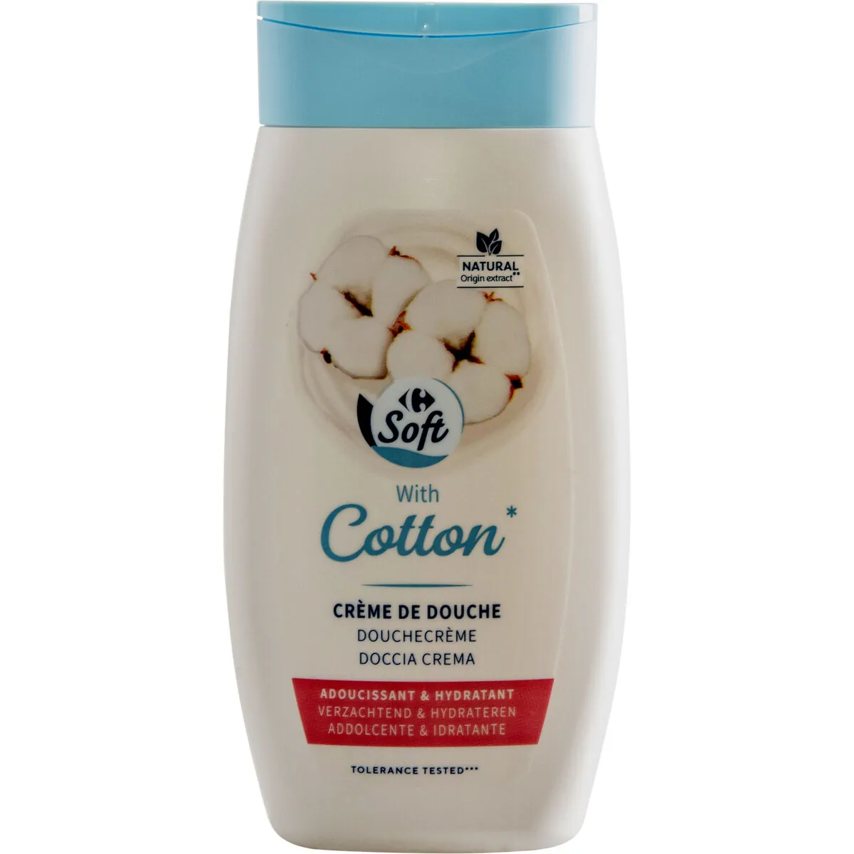 Carrefour Cotton Hydratant Crème Douche 250 Ml